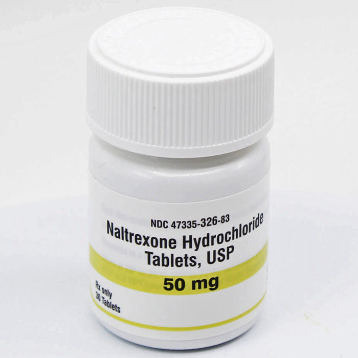 Naltrexone Hydrochloride Tablets 50 mg, 30 Count (RX)