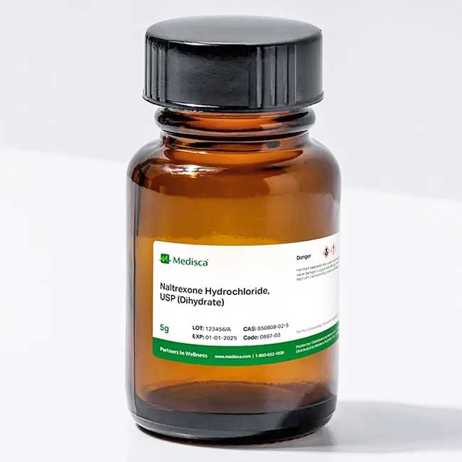 Naltrexone Hydrochloride USP (Dihydrate) For Compounding (API)