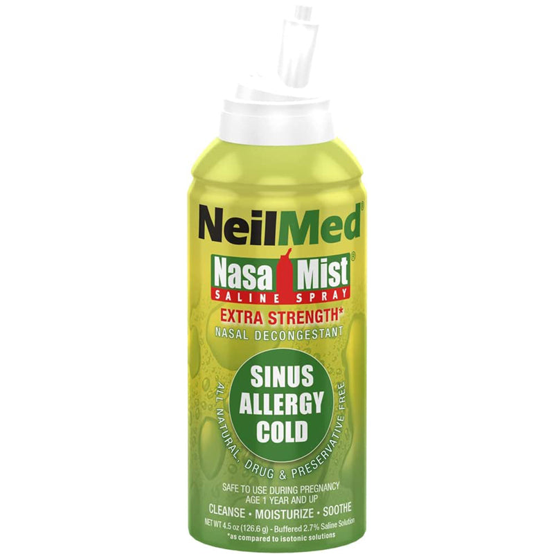 NasaMist Saline Nasal Decongestant Spray Extra Strength