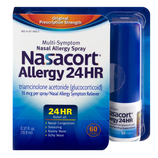 Nasacort Nasal Allergy Relief Medicine, 60 Sprays