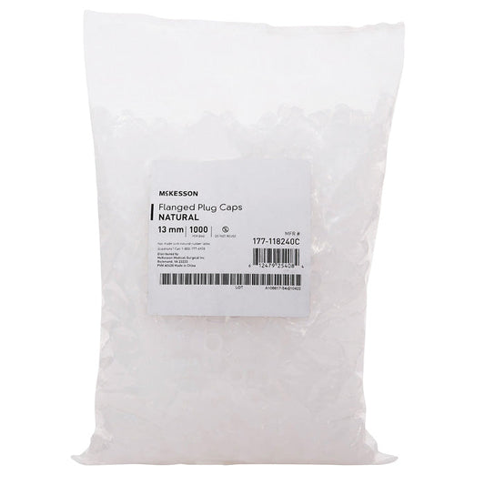 Blood Test Tubes Closure Polyethylene Flanged Plug Caps 13 mm For Use with 13 mm Blood Drawing Tubes