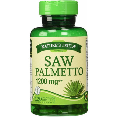 Saw Palmetto 1200 mg For Prostate Health, 120 Capsules