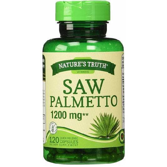 Saw Palmetto 1200 mg For Prostate Health, 120 Capsules