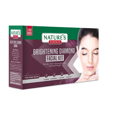 Natures Essence Brightening Diamond Facial Kit, Single Use (20 gm)