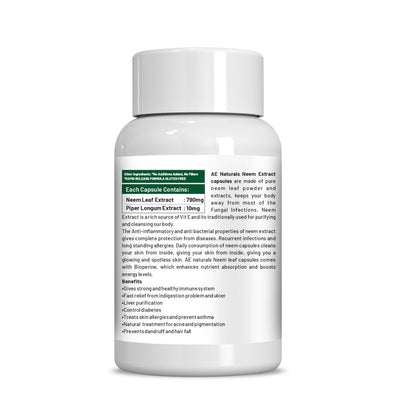 Ae Naturals Neem Extract Capsules
