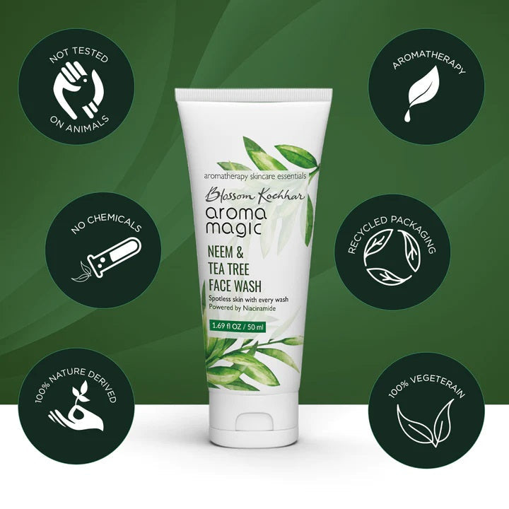 Aroma Magic Neem & Tea Tree Face Wash - Niacinamide
