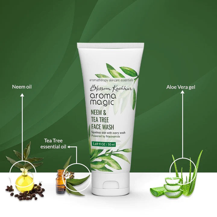 Aroma Magic Neem & Tea Tree Face Wash - Niacinamide