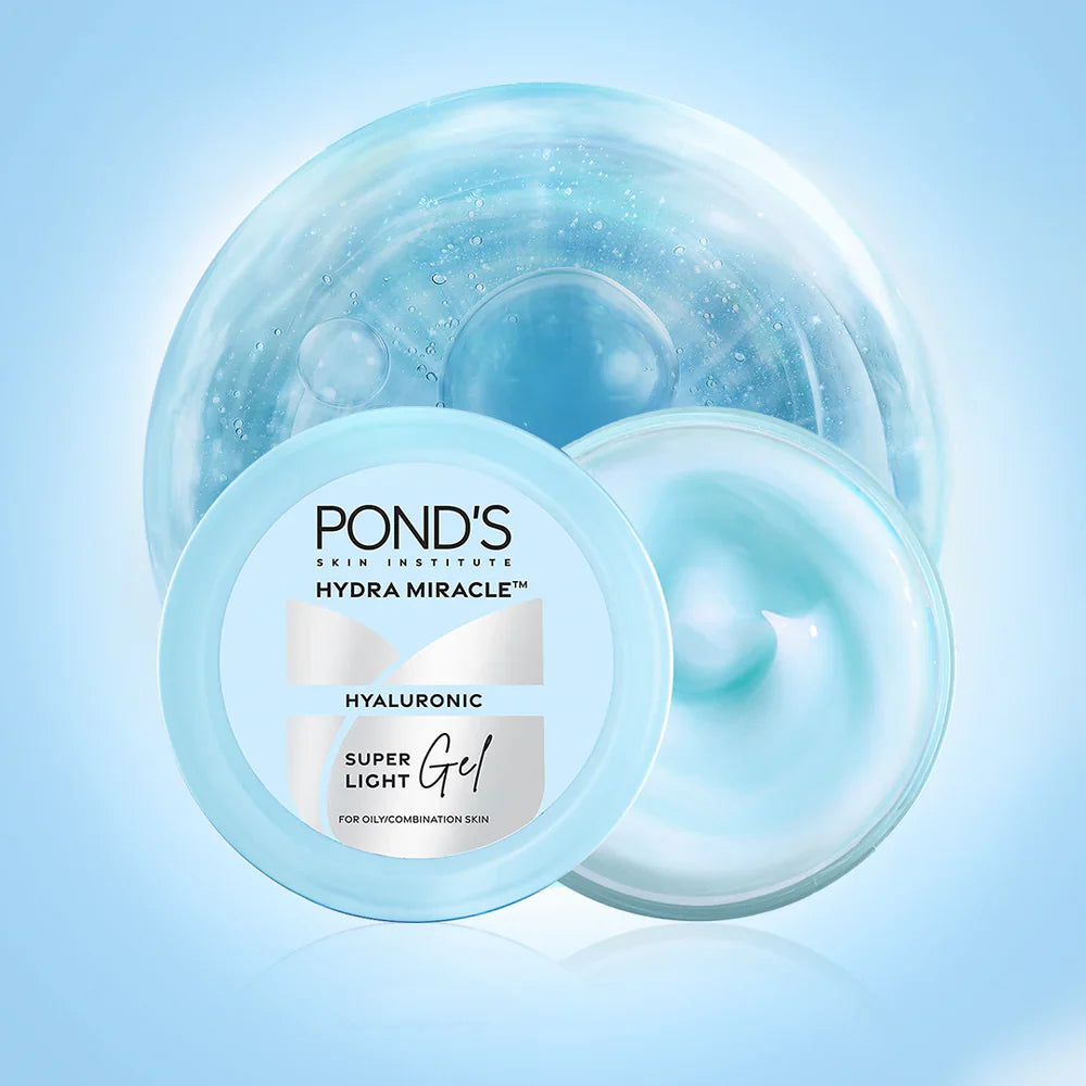 Pond's Super Light Gel Oil-Free Moisturize with Hyaluronic Acid & Vitamin E - 200 gm