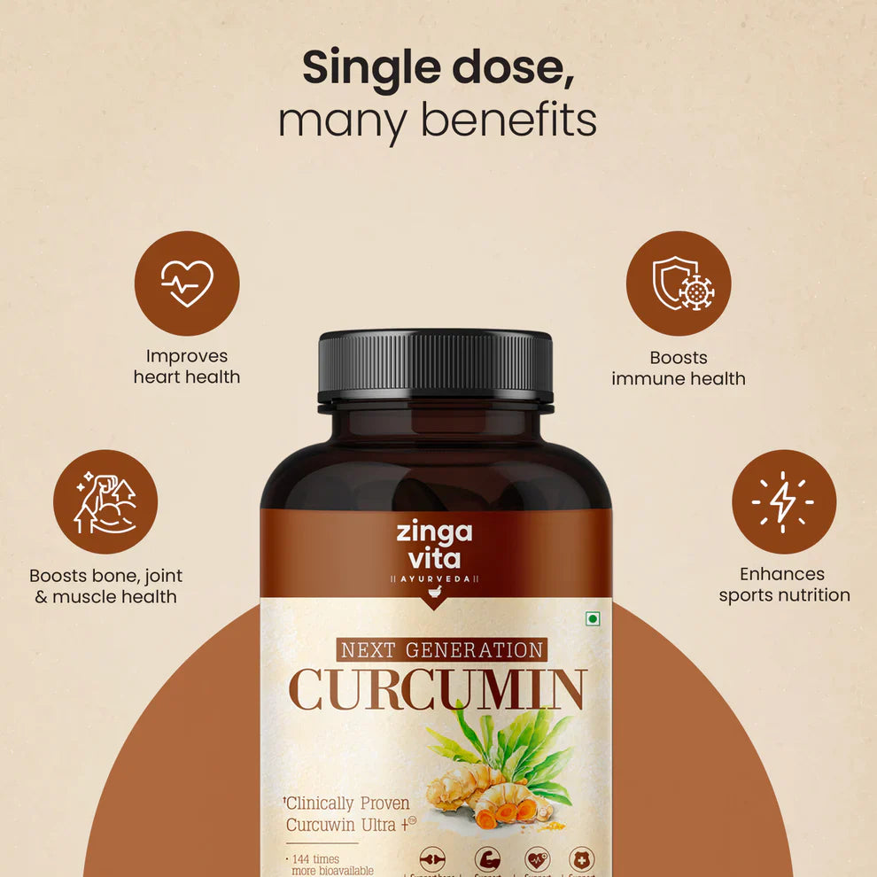 Zinga Vita Next Generation Curcumin | 30 Capsule
