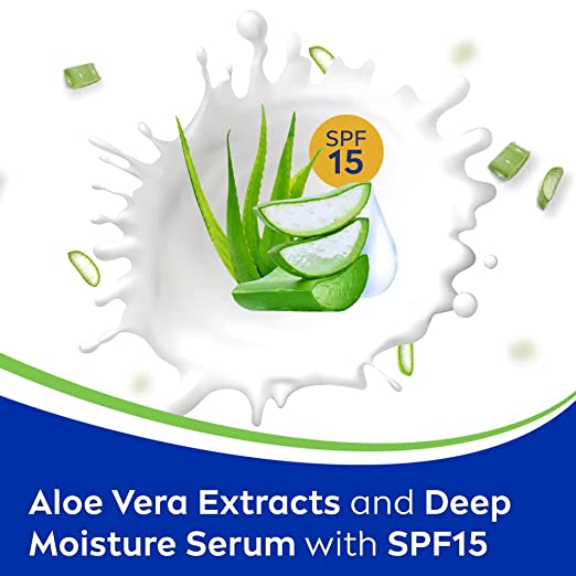 Nivea Body Lotion - Aloe Protection SPF 15, for Daily Sun Protection
