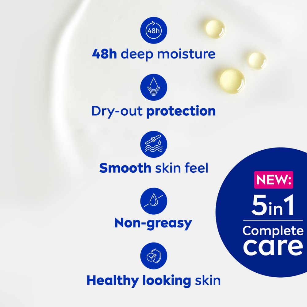 Nivea Body Lotion for Dry Skin, Shea Smooth, with Shea Butter