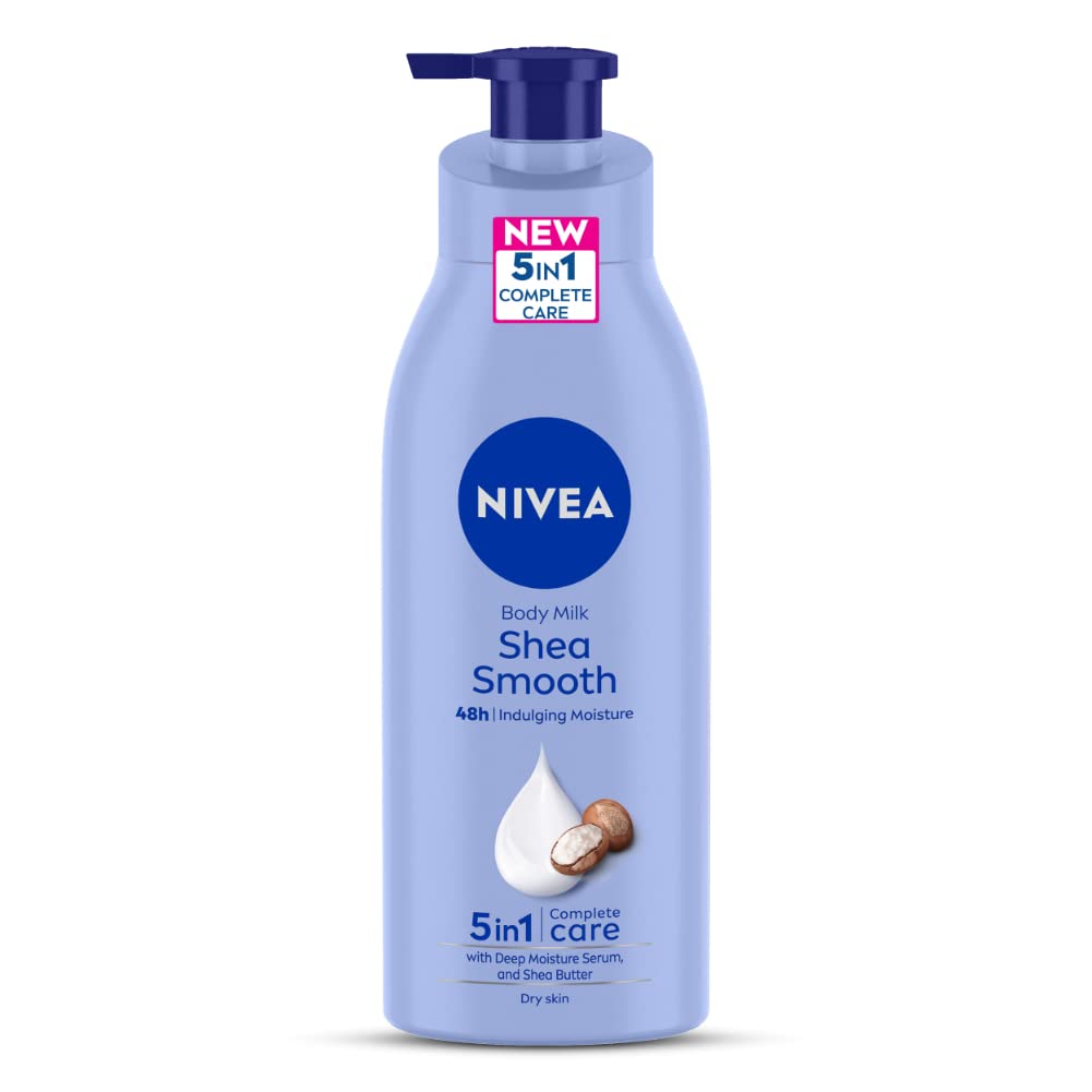 Nivea Body Lotion for Dry Skin, Shea Smooth, with Shea Butter