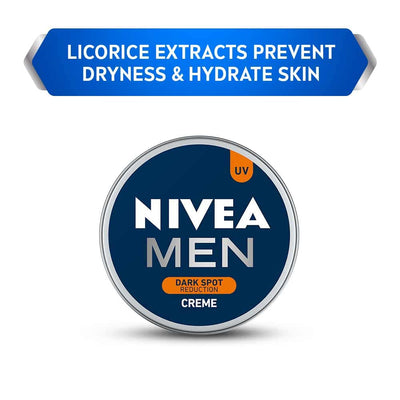 Nivea MEN Creme, Dark Spot Reduction, Non Greasy Moisturizer, Cream with UV Protect