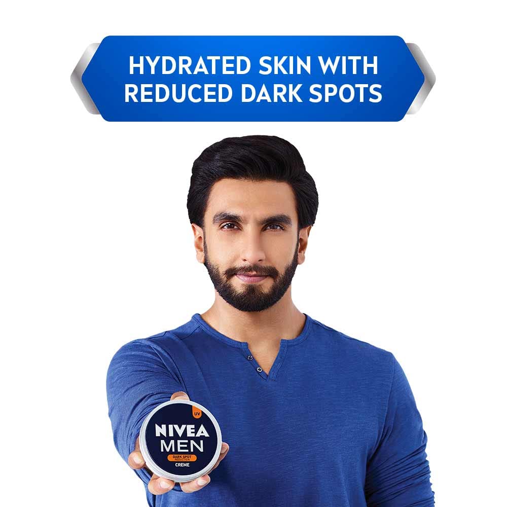 Nivea MEN Creme, Dark Spot Reduction, Non Greasy Moisturizer, Cream with UV Protect