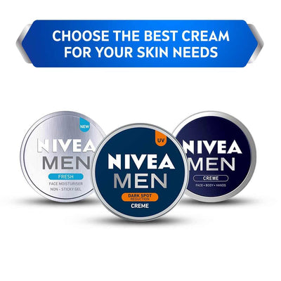 Nivea MEN Creme, Dark Spot Reduction, Non Greasy Moisturizer, Cream with UV Protect