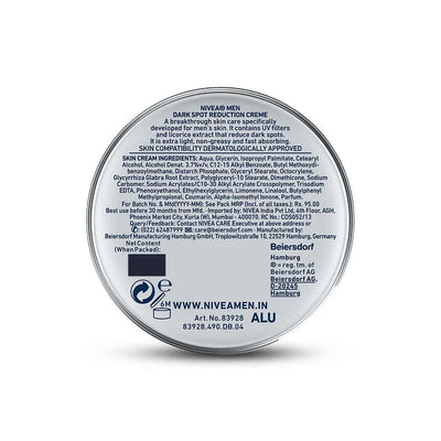 Nivea MEN Creme, Dark Spot Reduction, Non Greasy Moisturizer, Cream with UV Protect