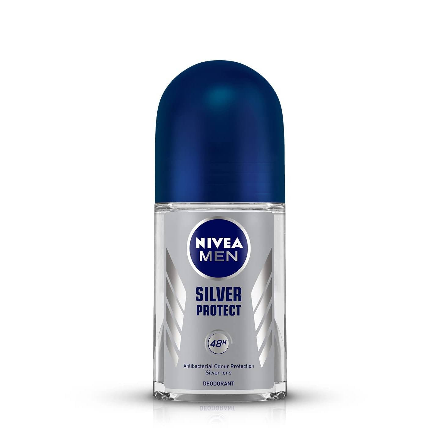 Nivea Men Deodorant Roll On, Silver Protect - 50 ml