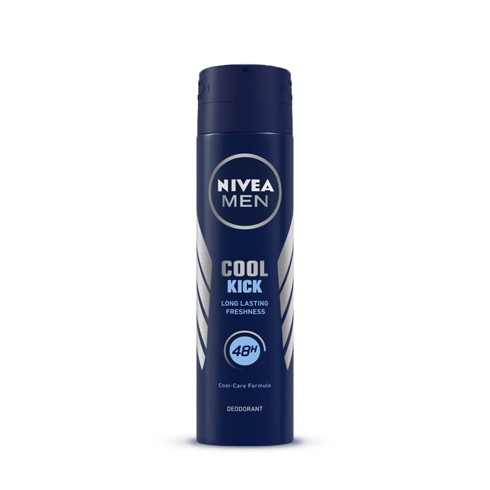 Nivea Men Deodorant, Cool Kick, 48h Long Lasting Freshness - 150 ml