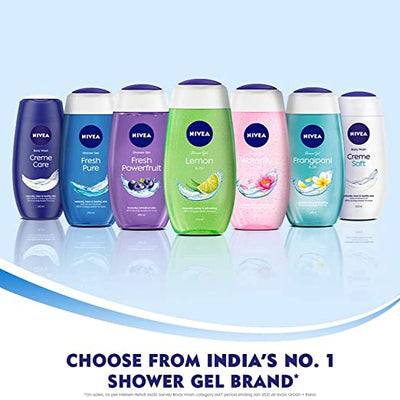 Nivea Powerfruit & Care Oil Body Wash For Long-Lasting Freshness - 250 ml
