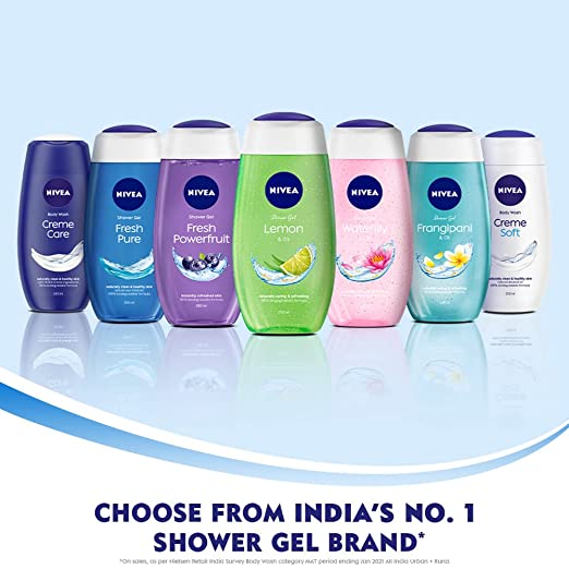 Nivea Powerfruit & Care Oil Body Wash For Long-Lasting Freshness - 250 ml