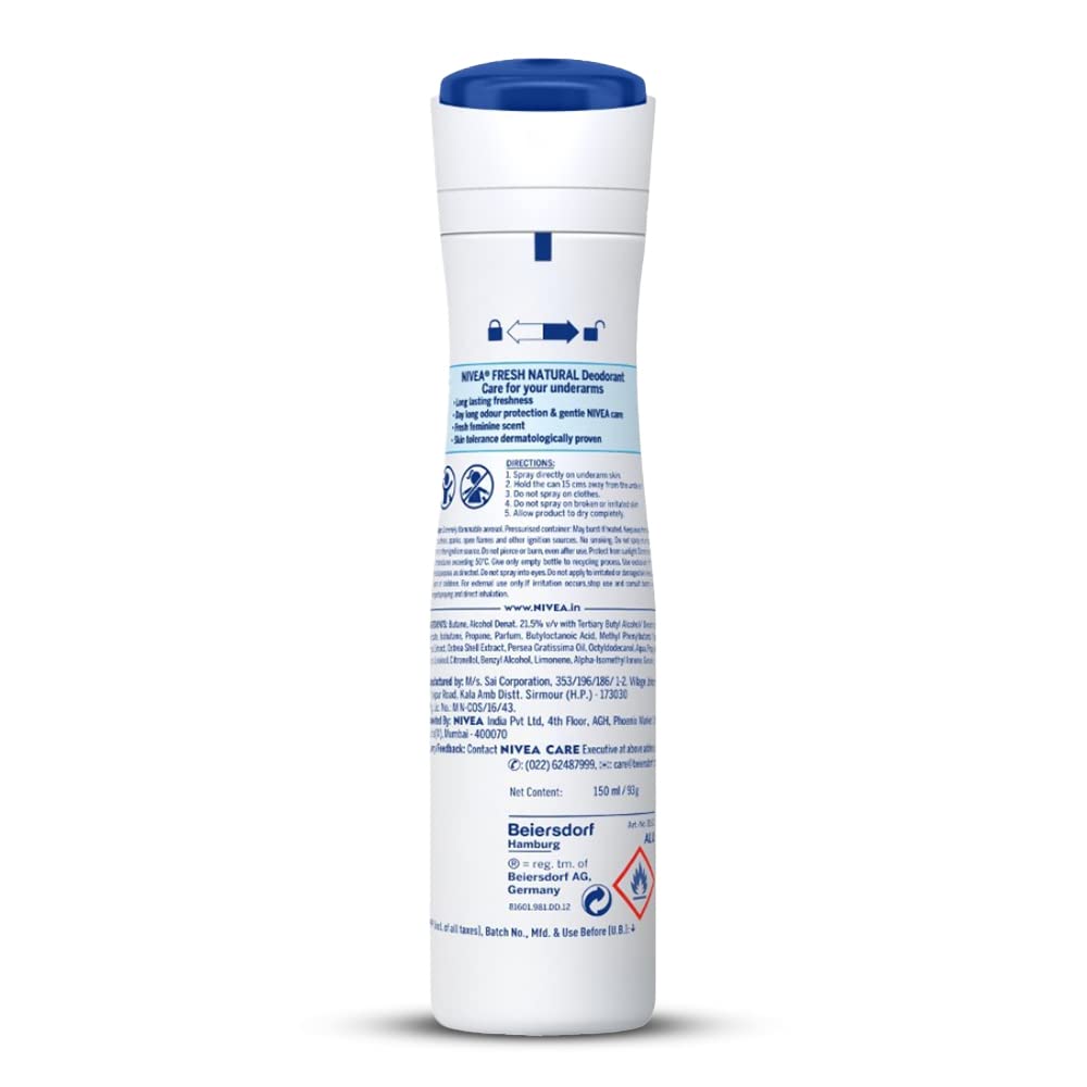 Nivea Women Deodorant Fresh Natural - 150 ml