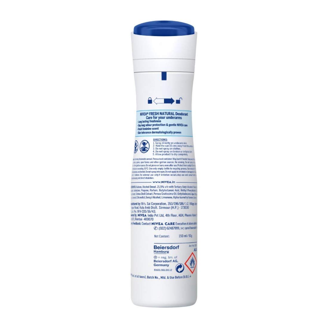 Nivea Women Deodorant Fresh Natural - 150 ml