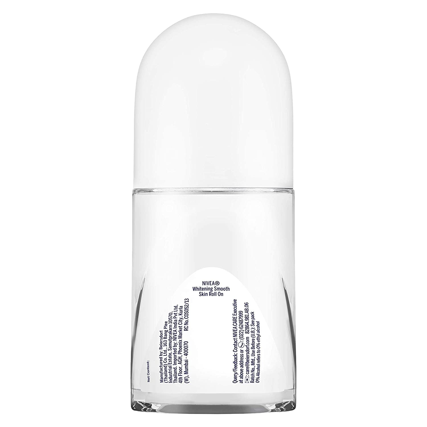 Nivea Women Whitening Smooth Skin Deodorant Roll On - for 48hrs Protection