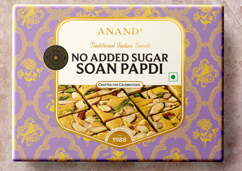 Anand Sweets & Savouries  Sugar Free Soan Papdi | 400 gms