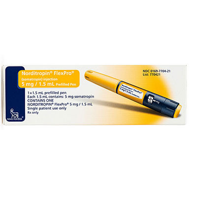 Norditropin (Somatropin) Injection) FlexPro Syringe 5 mg Per 1.5 mL **Refrigeration Required
