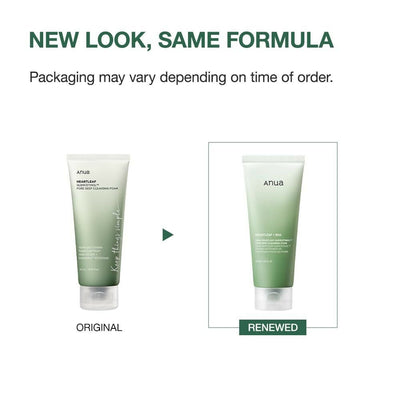 Anua Heartlef Quercetinol Pore Deep Cleansing Foam - Korean Skincare