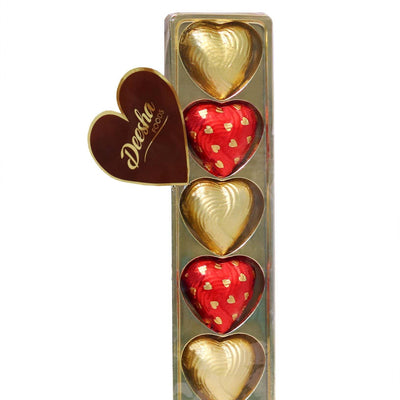 Deesha Foods Hotty Hearts 5 Chocolates