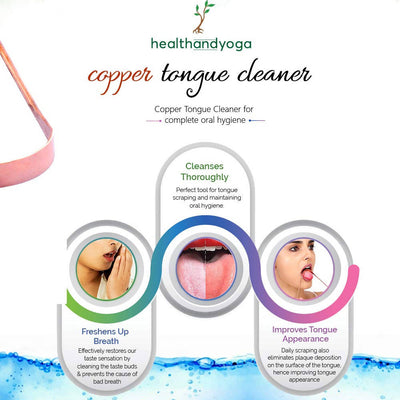Health and Yoga Copper Tongue Cleaner - Exquisitely Gift Wrapped
