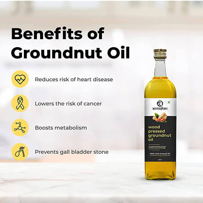 Anveshan Wood Pressed Groundnut Oil