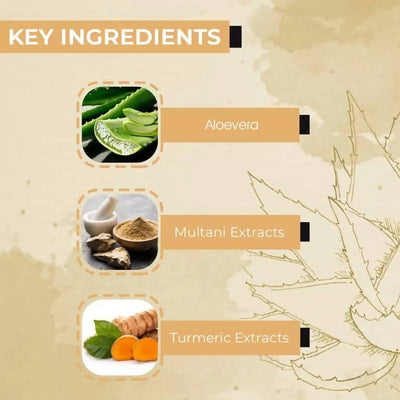 Ae Naturals Pure Aloevera Gel With Multani Mitti And Turmeric Extract