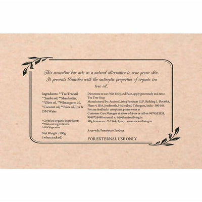 Ancient Living Tea tree Luxury Handmade Soap