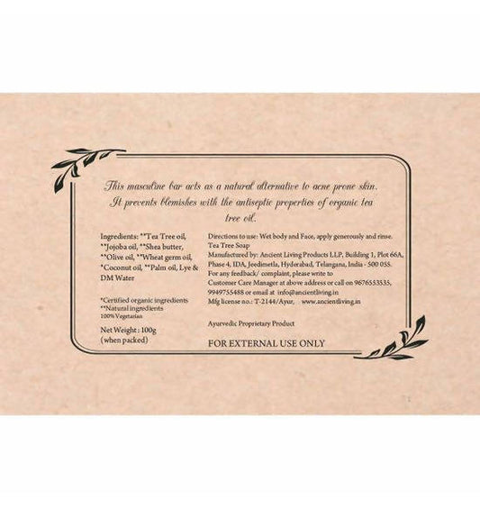Ancient Living Tea tree Luxury Handmade Soap