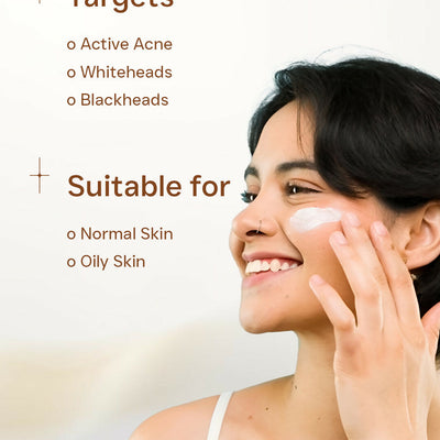 Flawora Anti Acne Serum to reduce Blackheads Open Pores, Excess Oil & Bumpy Texture
