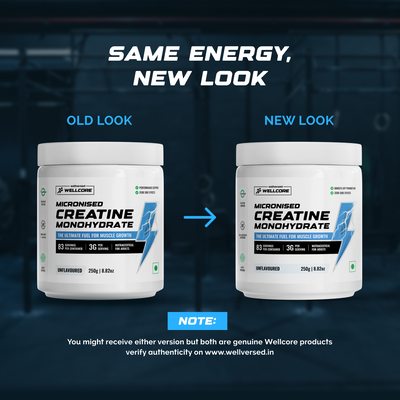 Wellcore - Micronised Creatine Monohydrate (250g, 83 Servings)