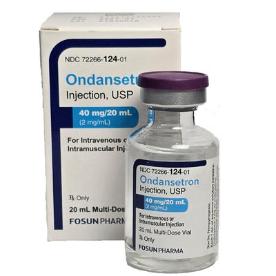 Ondansetron Injection 40 mg /20 mL (2mg/mL) Multiple Dose Vial 20 mL (Rx)