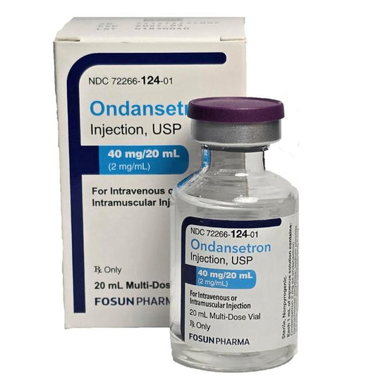 Ondansetron Injection 40 mg /20 mL (2mg/mL) Multiple Dose Vial 20 mL (Rx)