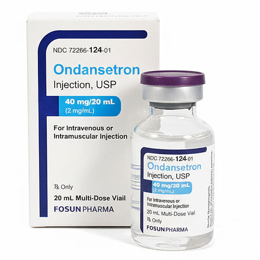 Ondansetron Injection 40 mg /20 mL (2mg/mL) Multiple Dose Vial 20 mL (Rx)