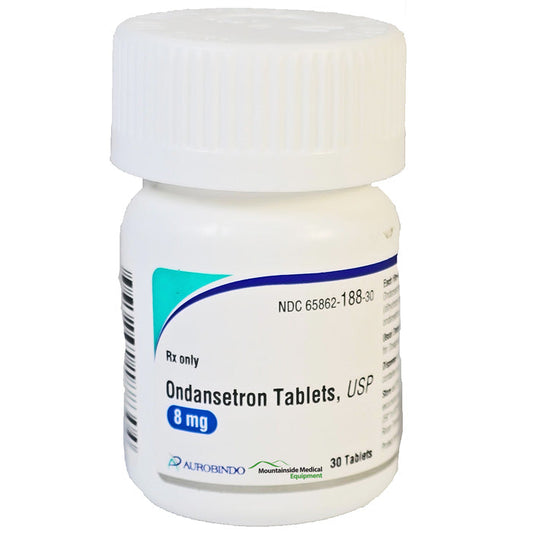 Ondansetron 8 mg Tablets by Aurobindo Pharma 30 Count (Rx)