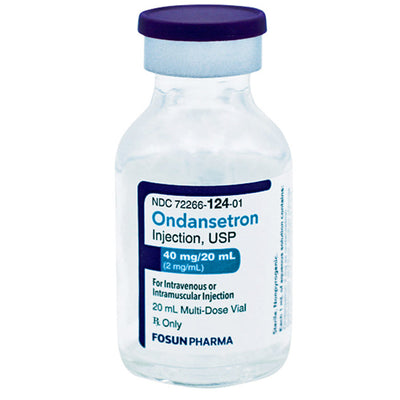 Ondansetron Injection 40 mg /20 mL (2mg/mL) Multiple Dose Vial 20 mL (Rx)