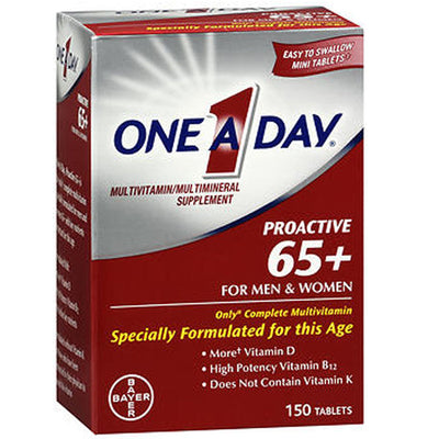One A Day Proactive 65+ Multivitamin for Men and Women, 150 Tablets