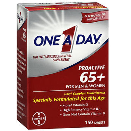 One A Day Proactive 65+ Multivitamin for Men and Women, 150 Tablets