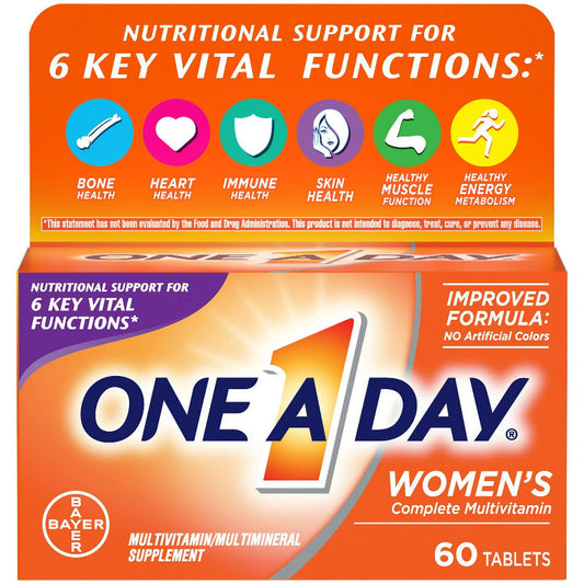 One A Day Women’s Health Complete MultiVitamin Tablets 60 Count