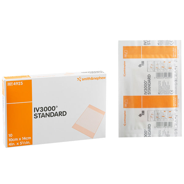 Opsite IV Catheter Securement Dressing 4" x 5.5" Sterile, 10 dressings per box