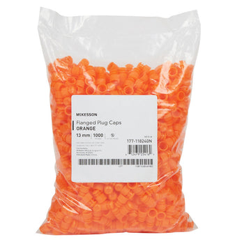 Orange Plug Caps 1000/Bag