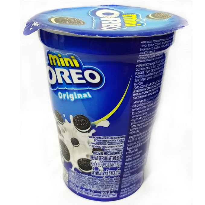 Oreo Mini Vanilla Flavored Sandwich Cream Biscuits- 115 Gms