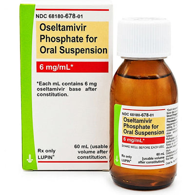 Oseltamivir Phosphate 6 mg/mL Liquid Oral Supension (Generic Tamiflu®) 60 mL (Rx)